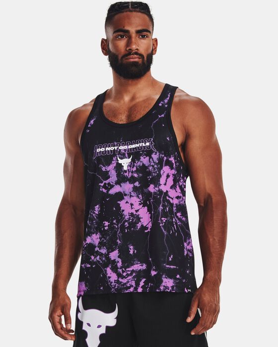 Men's Project Rock Mesh Printed Tank image number 0