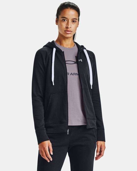 Women's UA Rival Terry Full Zip image number 0