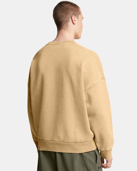 Men's UA Icon Heavyweight Fleece Wash Oversized Crew image number 1