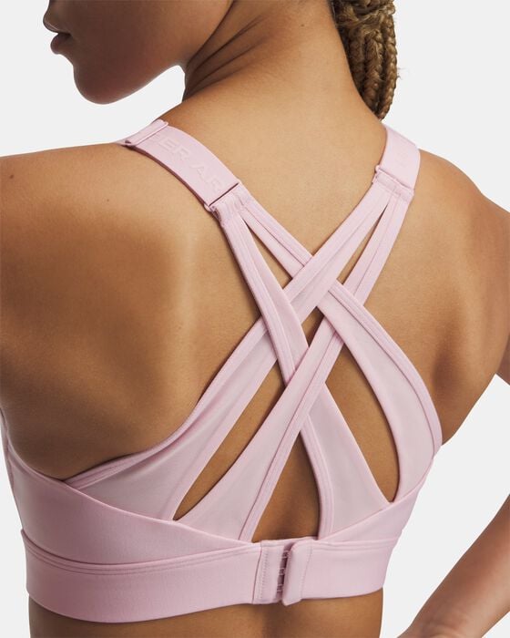 Women's UA Infinity High Strappy Sports Bra Women's UA Infinity High Strappy Sports Bra image number 2