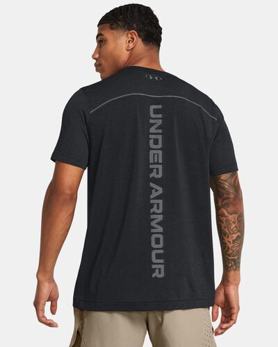 Men's UA Vanish Elite Seamless Wordmark Short Sleeve