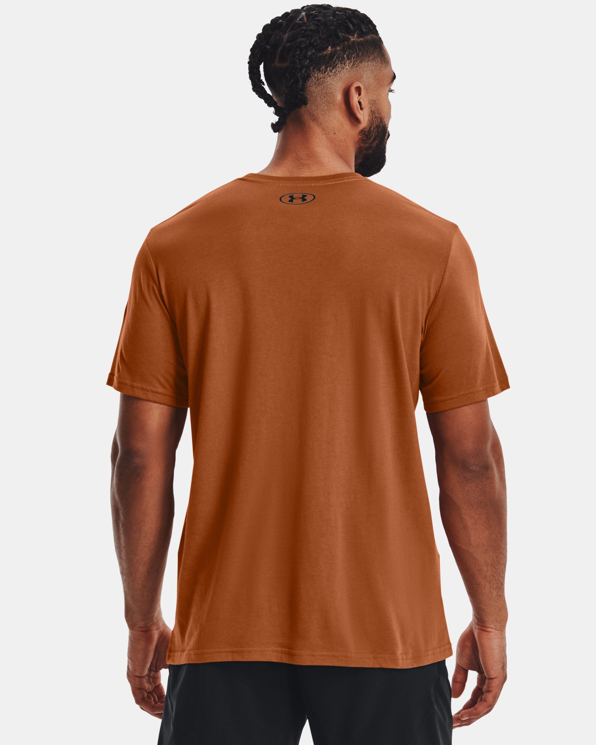 Under Armour Men s UA GL Foundation Short Sleeve T Shirt Orange in