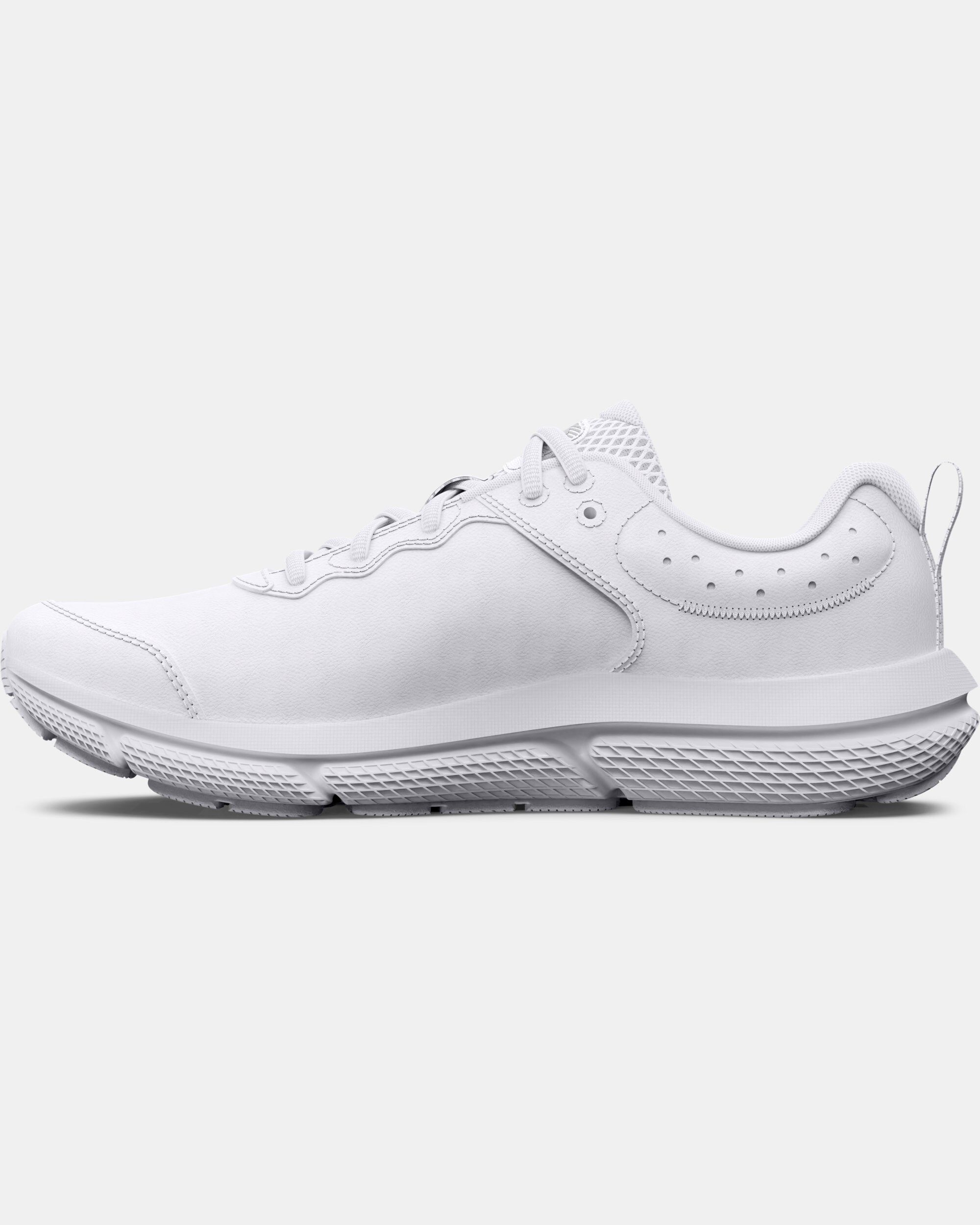 Buy Boys Grade School UA Assert 10 Uniform Synthetic Running Shoes White in Dubai UAE Under Armour