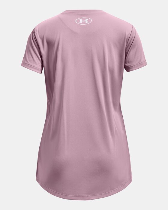 Girls' UA Tech™ Big Logo Short Sleeve image number 1
