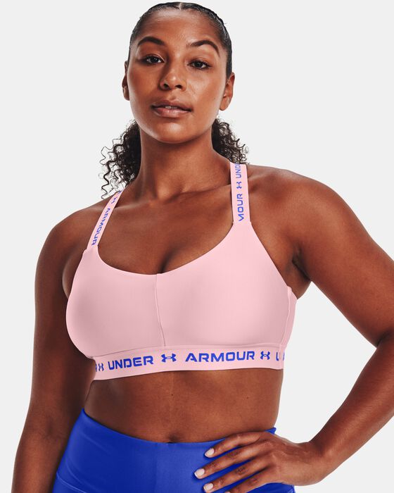 Women's UA Crossback Low Sports Bra image number 3