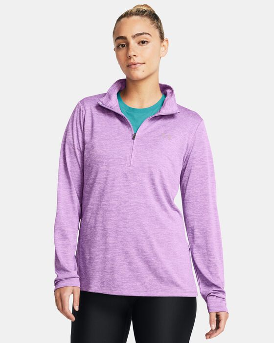 Women's UA Tech™ Twist ½ Zip image number 0