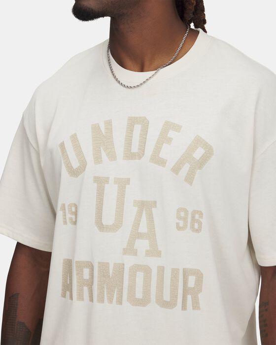 Men's UA Heavyweight Varsity Oversized Short Sleeve image number 2