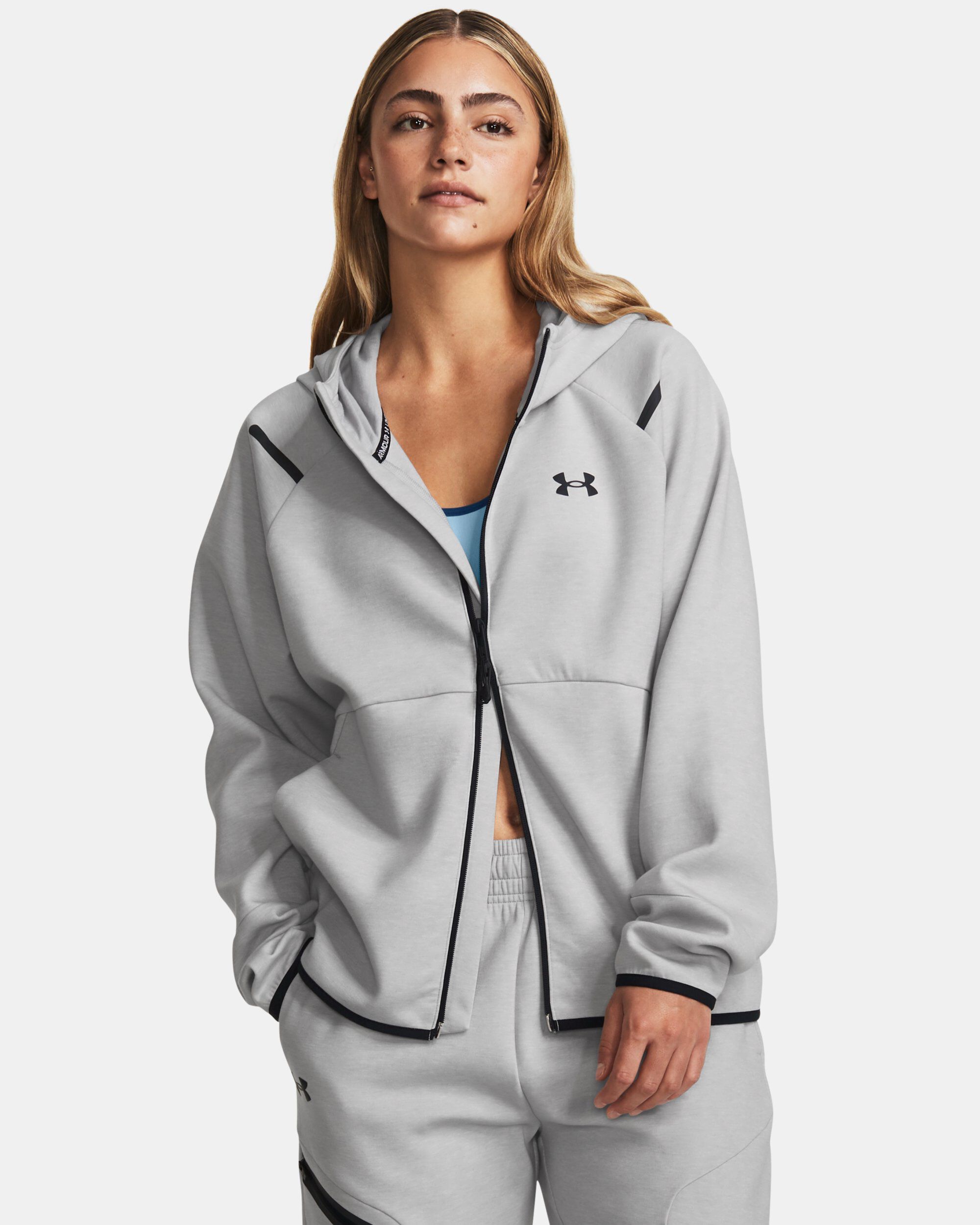 Ua unstoppable knit full zip top