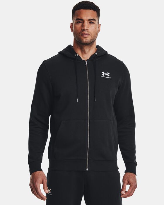Men's UA Essential Fleece Full-Zip Hoodie image number 0