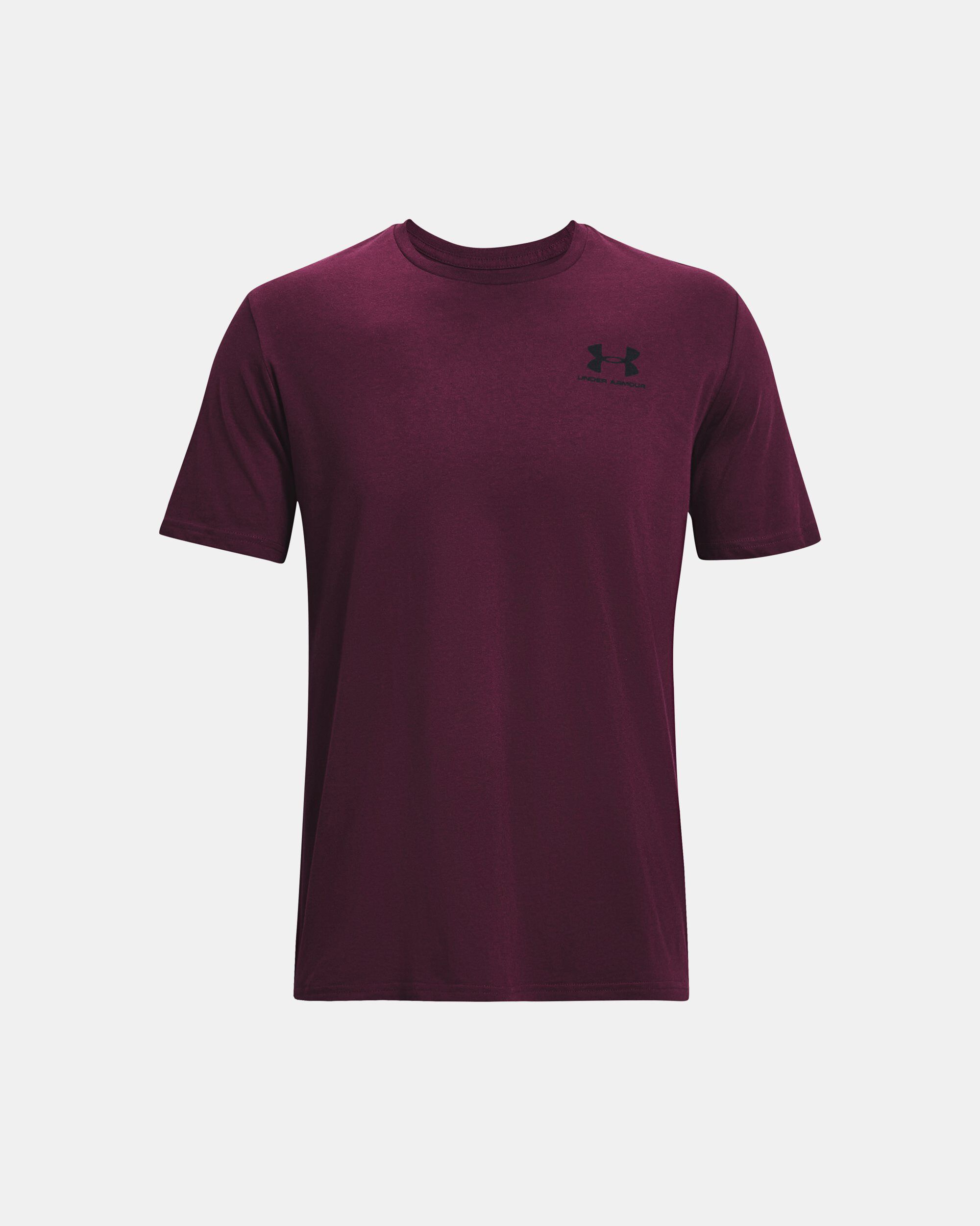 Burgundy under armour outlet shirt