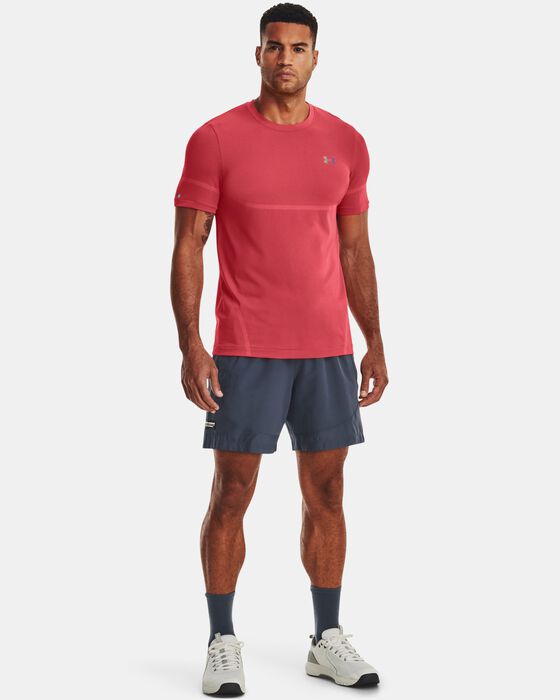 Men's UA RUSH™ Seamless Legacy Short Sleeve image number 2