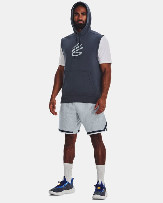 Men's Curry Fleece Sleeveless Hoodie image number 2