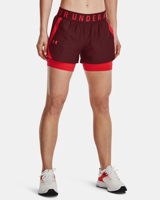Women's UA Play Up 2-in-1 Shorts image number 0