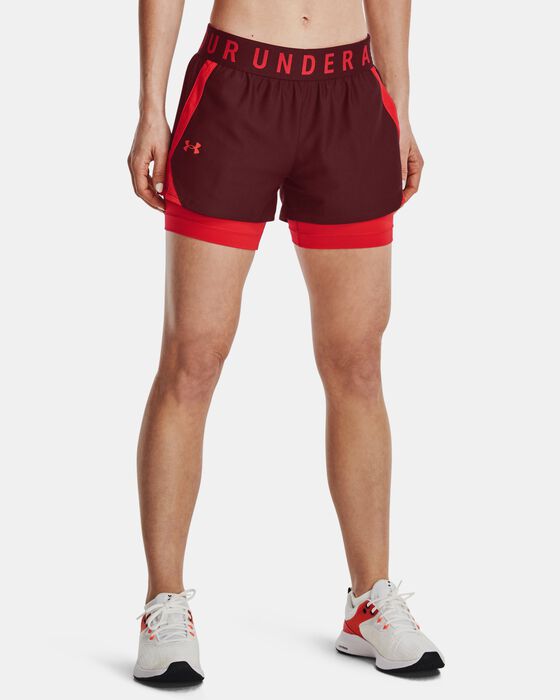 Women's UA Play Up 2-in-1 Shorts image number 0