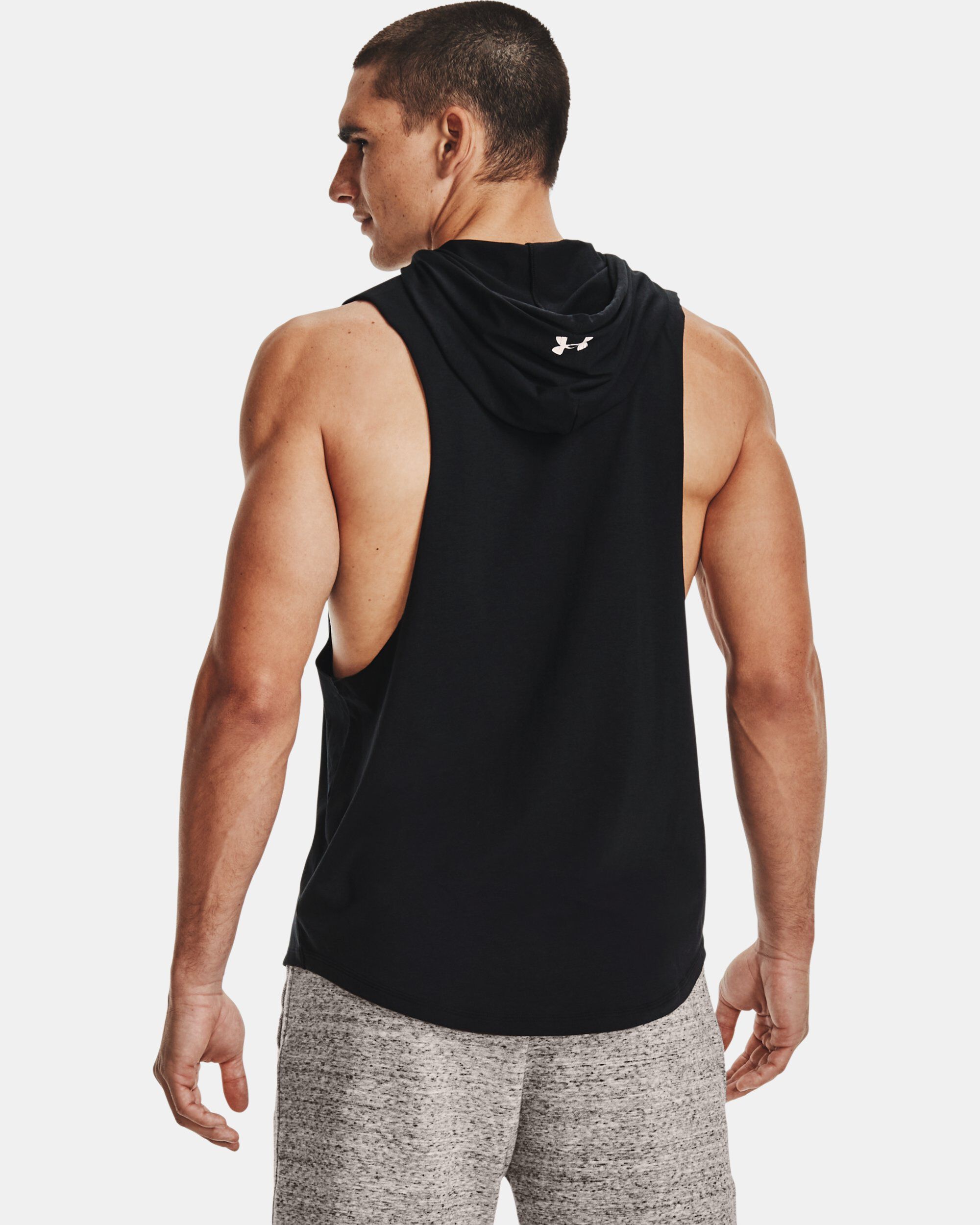Under armour hotsell sleeveless hoodie