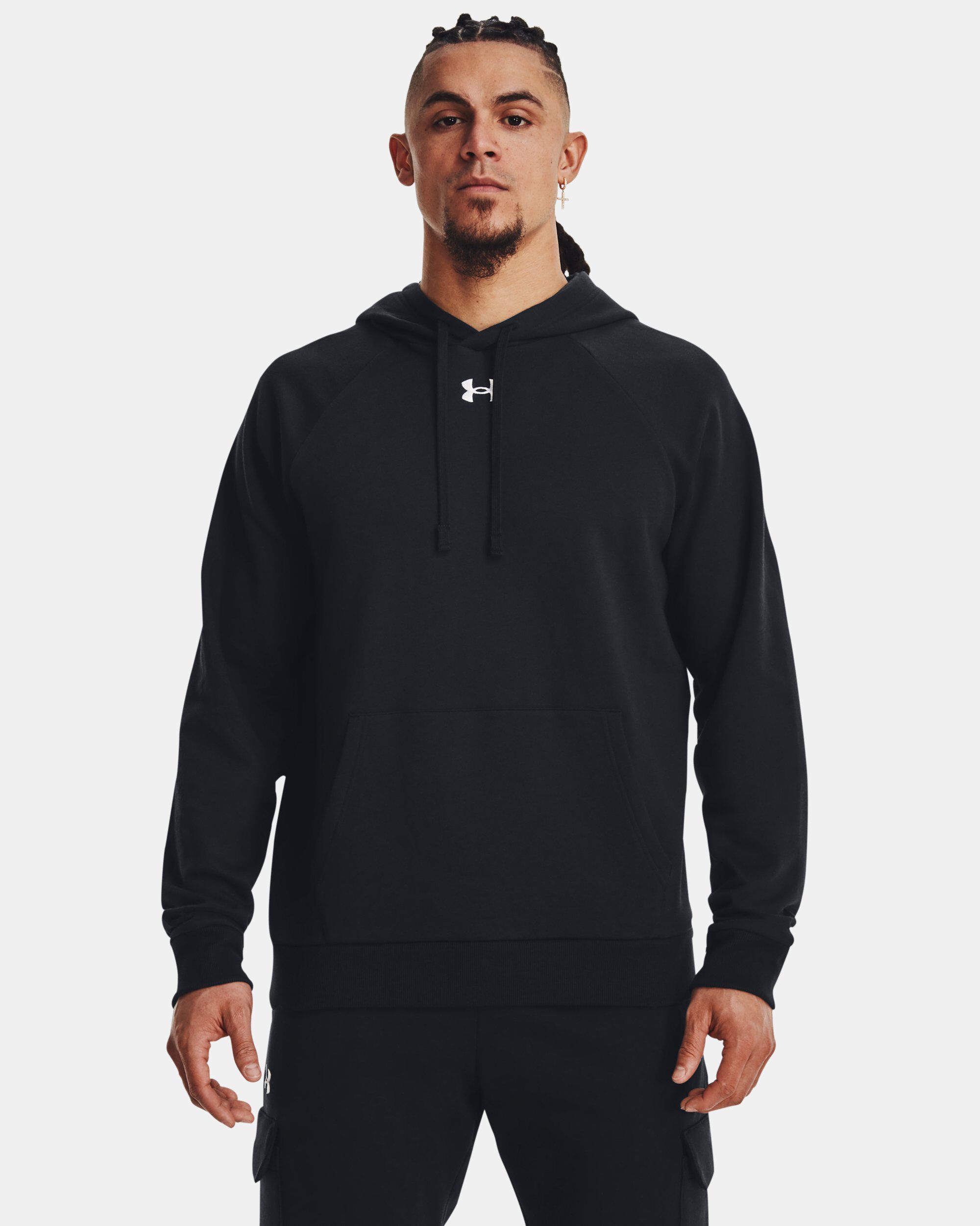 Men's ua rival fleece fitted hoodie top