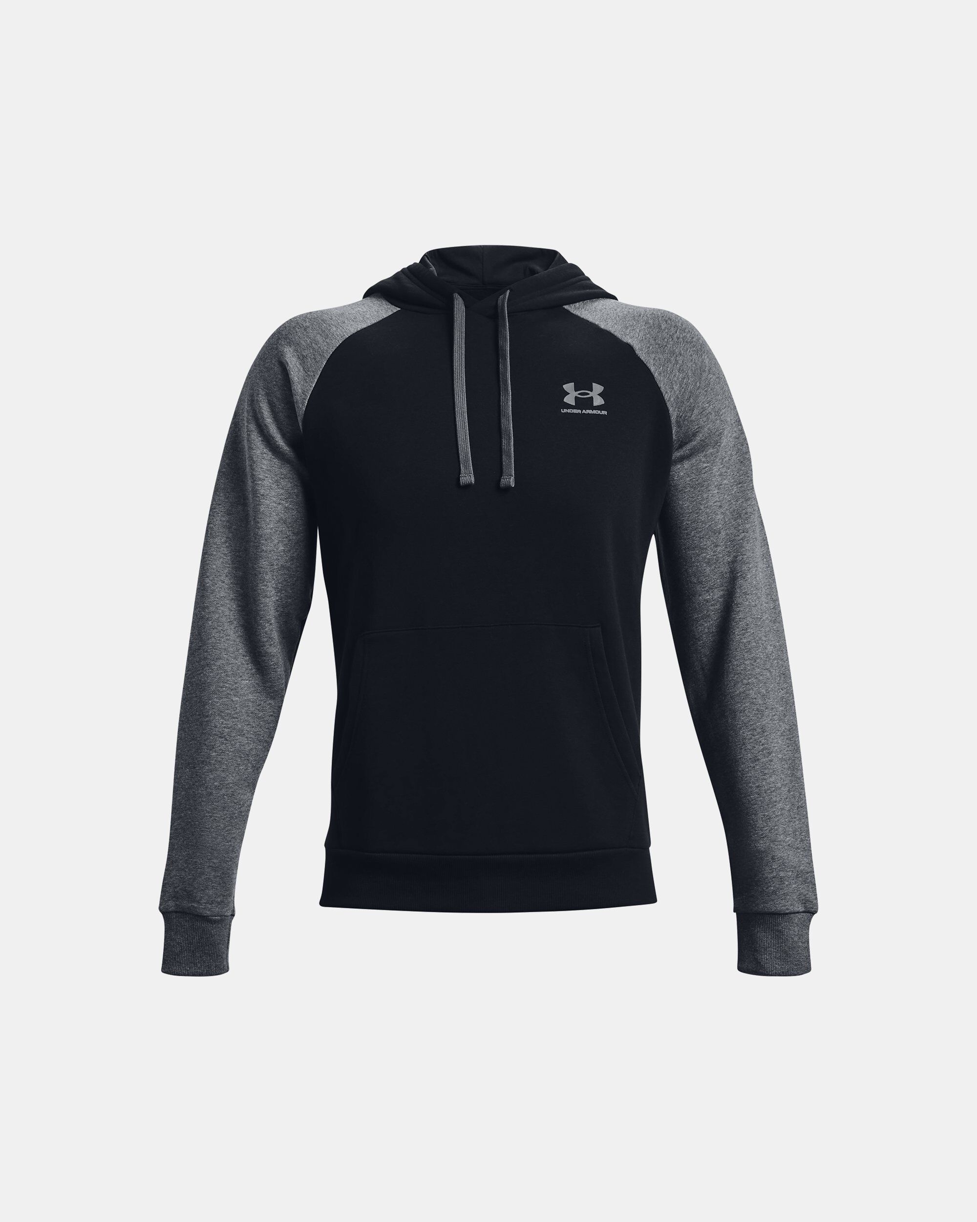 Under Armour Men s UA Rival Fleece Colorblock Hoodie Black in