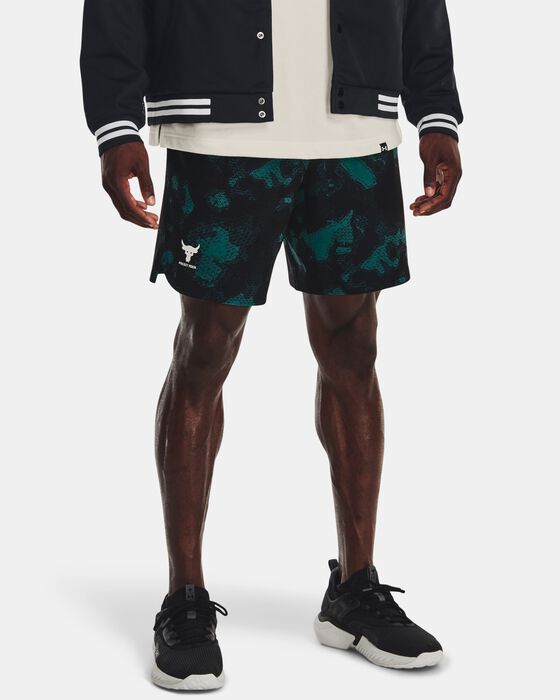 Men's Project Rock Woven Printed Shorts image number 4