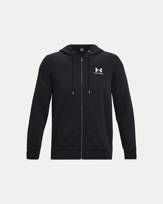 Men's UA Essential Fleece Full-Zip Hoodie image number 4
