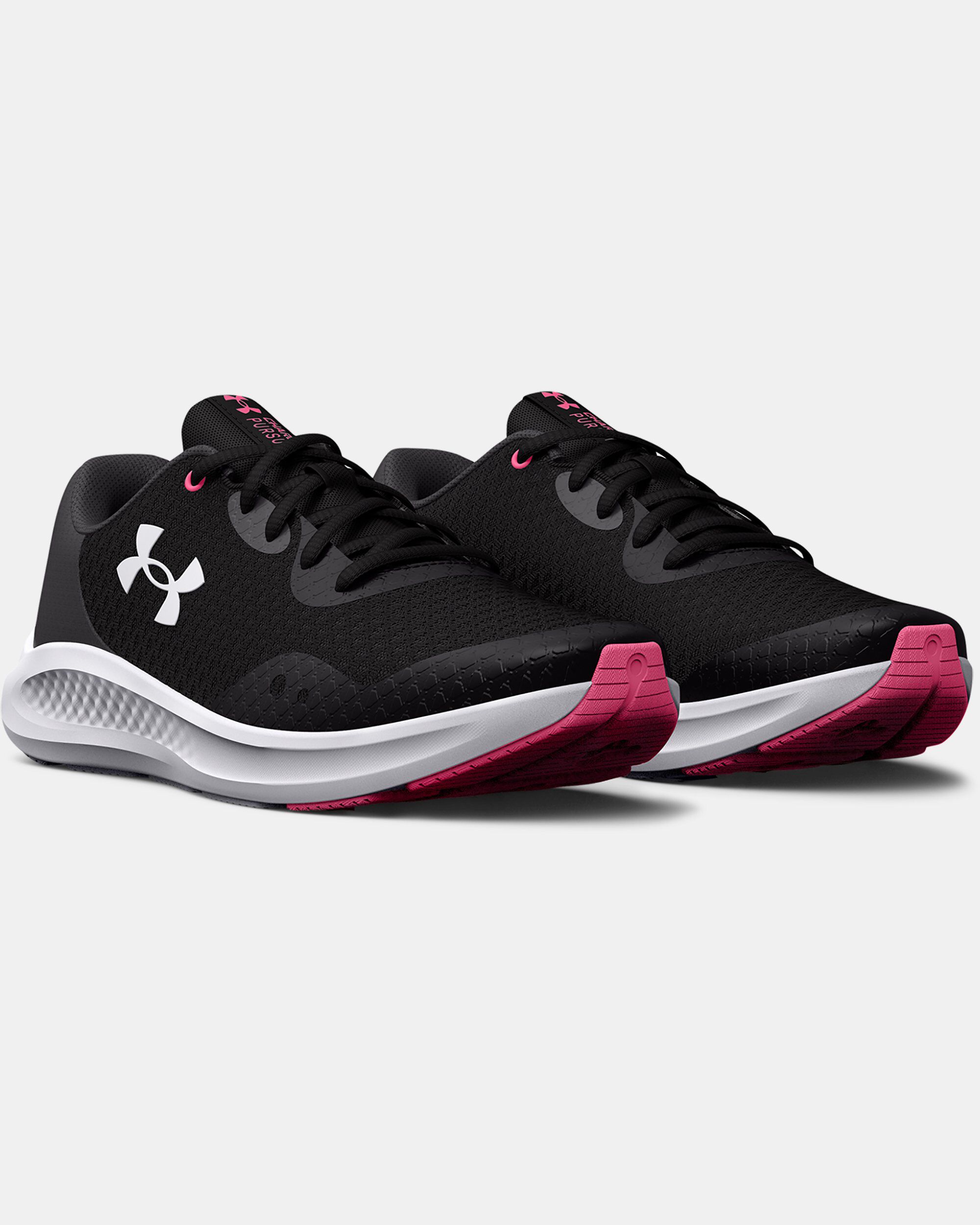 Girls Grade School UA Charged Pursuit 3 Running Shoes