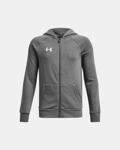 Boys' UA Rival Fleece Full-Zip Hoodie