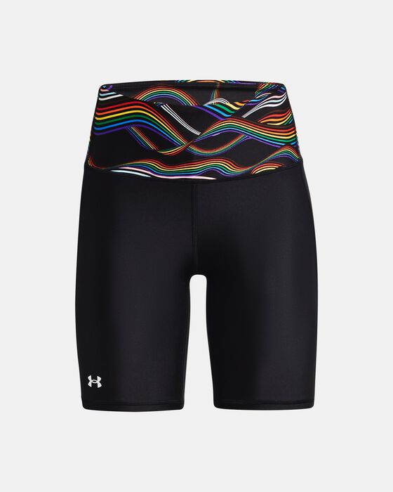 Women's HeatGear® Armour Pride Bike Shorts image number 0