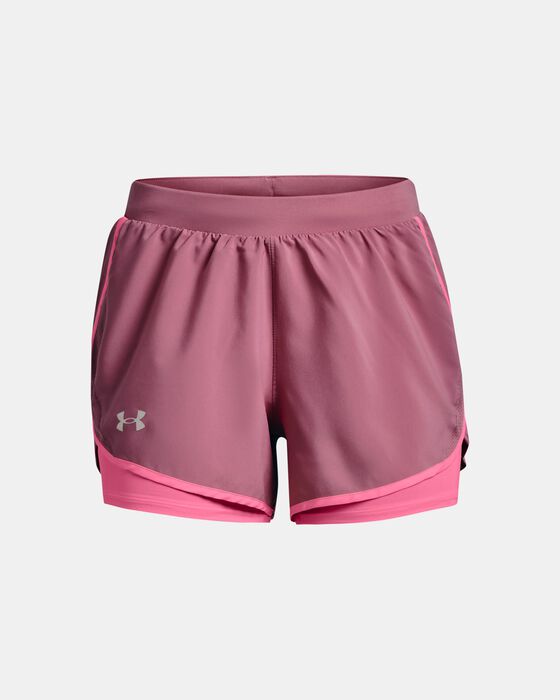 Women's UA Fly-By 2.0 2-in-1 Shorts image number 5