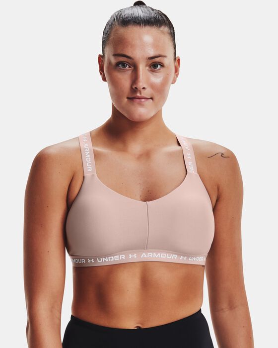 Women's UA Crossback Low Sports Bra image number 2