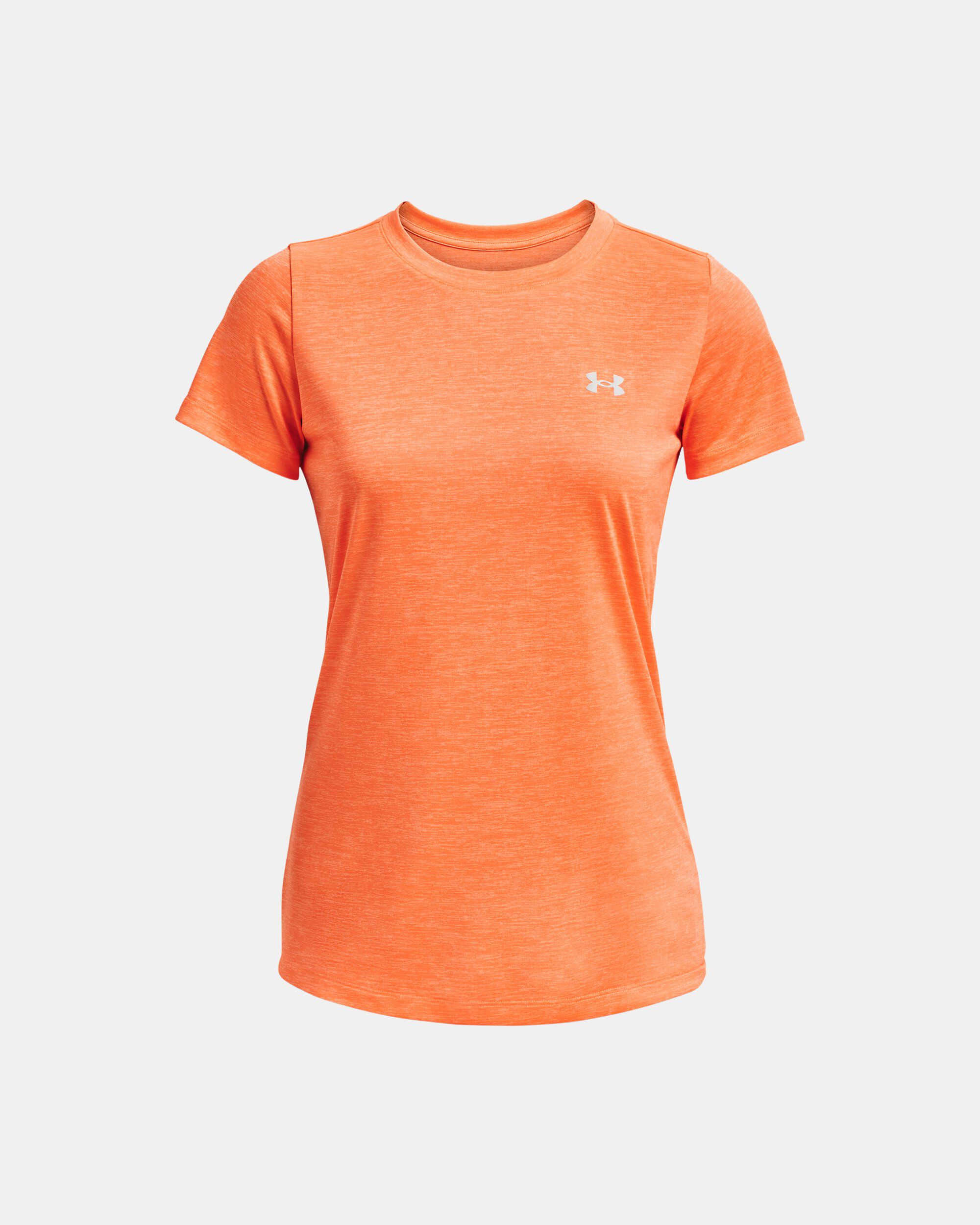 Orange under armour shirt top