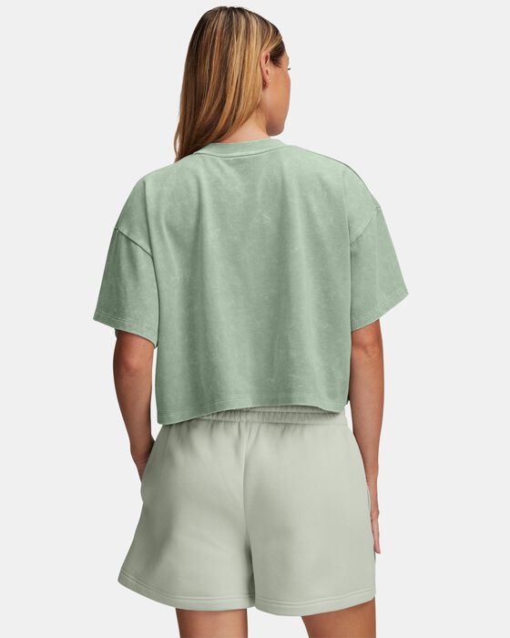 Women's UA Heavyweight Wash Short Sleeve image number 1