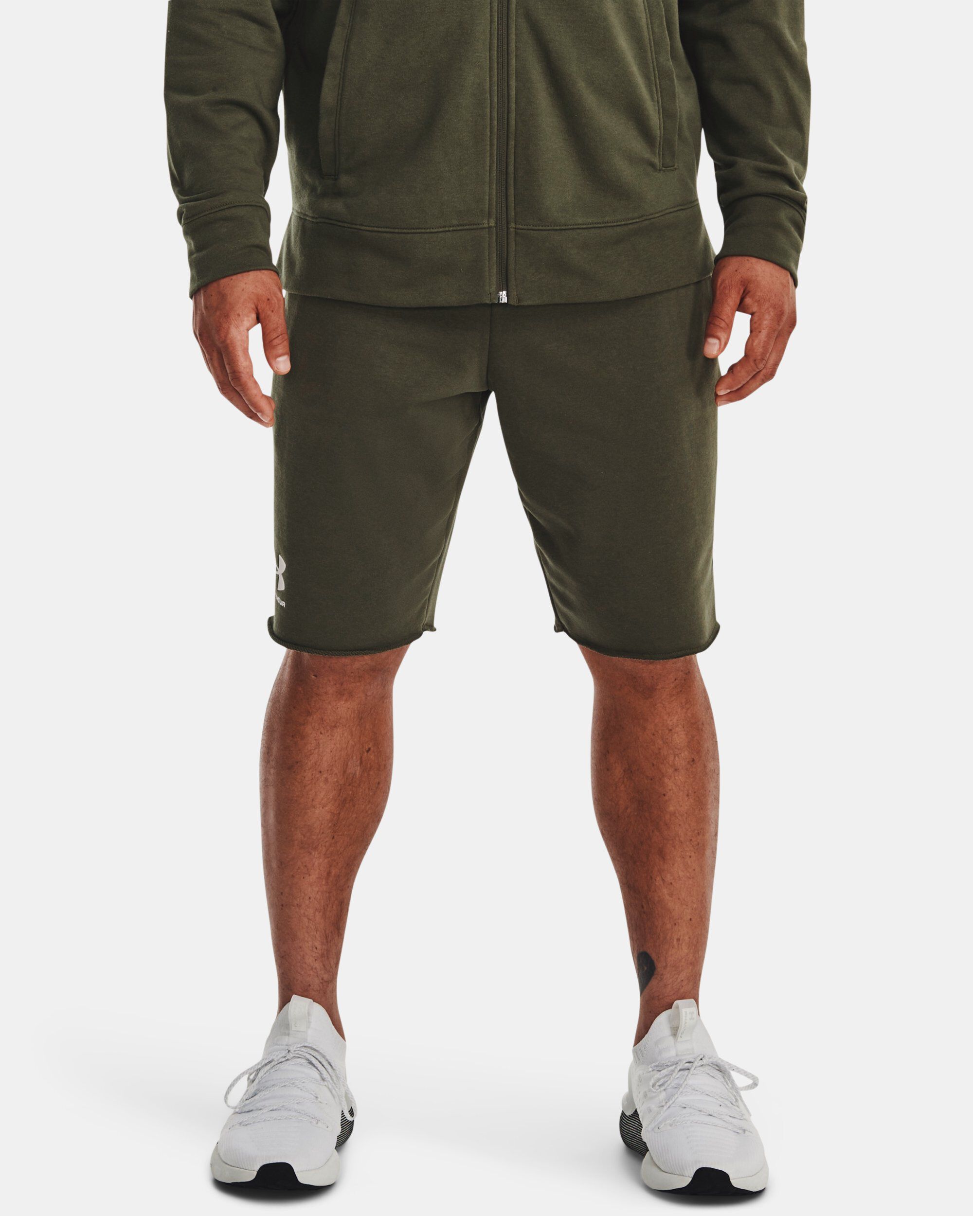 Buy Men s UA Rival Terry Shorts Green in Dubai UAE Under Armour