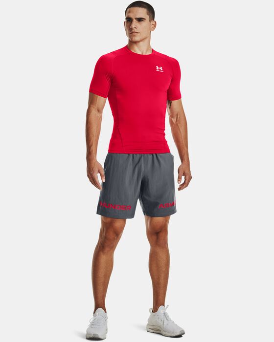 Men's UA Woven Graphic Wordmark Shorts image number 2