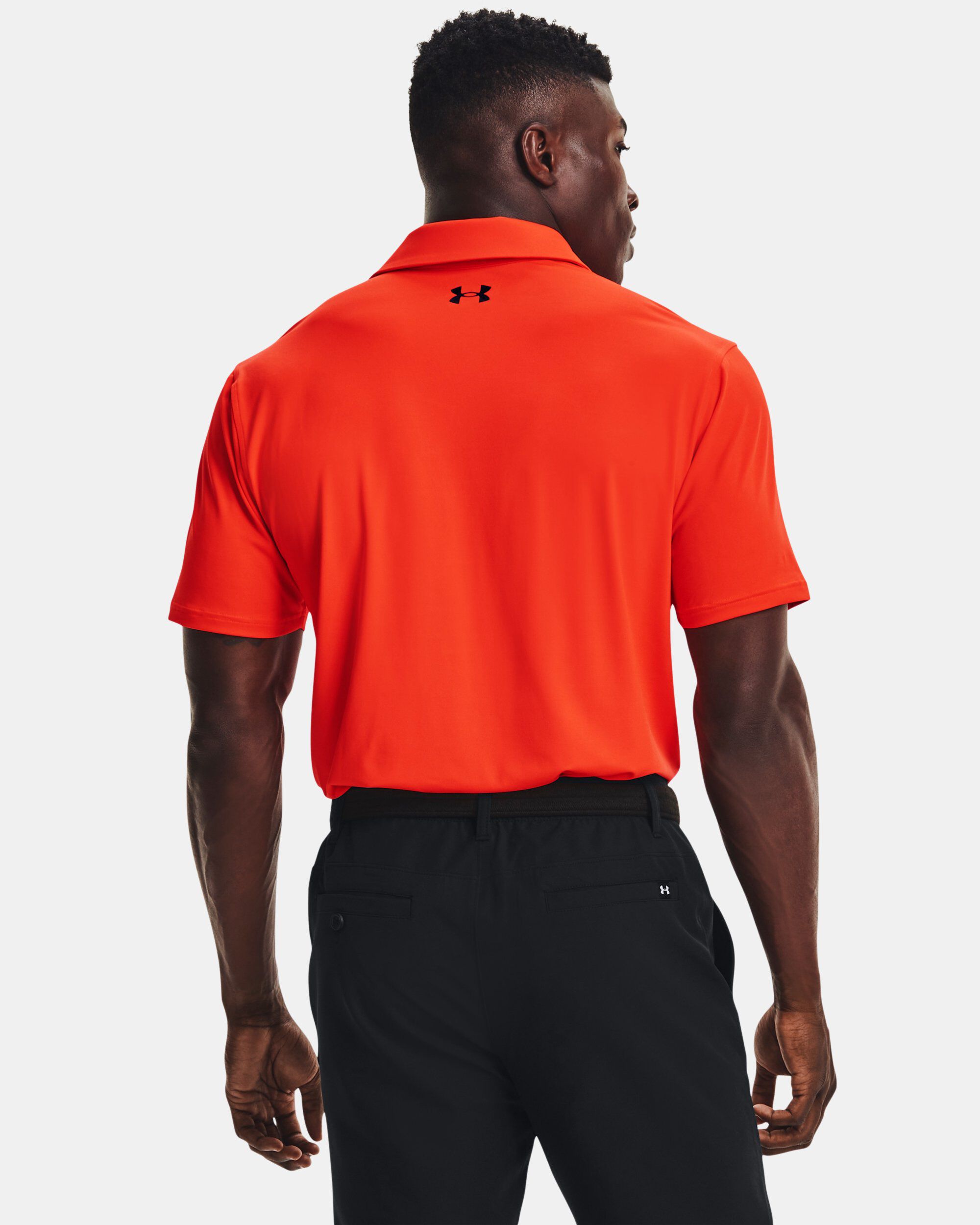Orange under shop armour polo