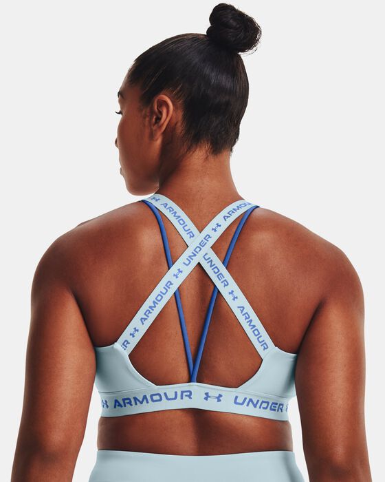 Women's UA Crossback Low Sports Bra image number 6