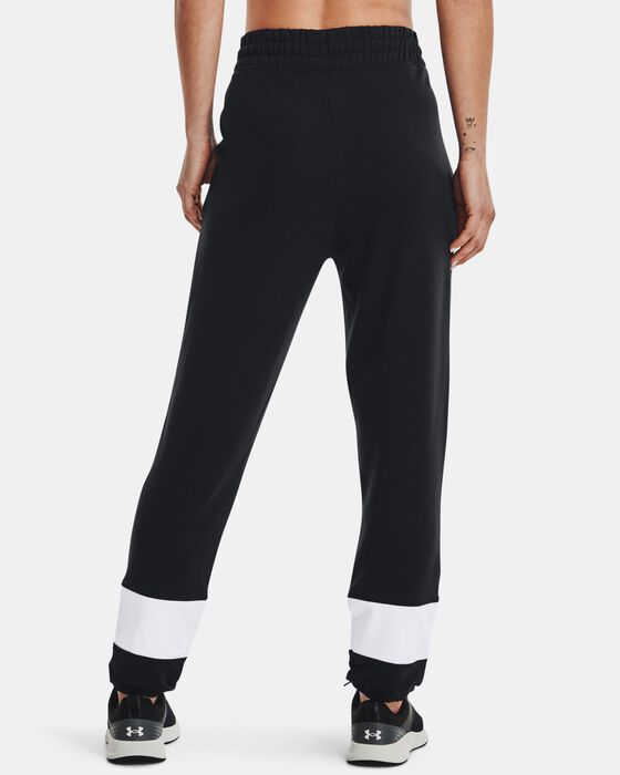 Women's UA Rival Terry Colorblock Joggers image number 1