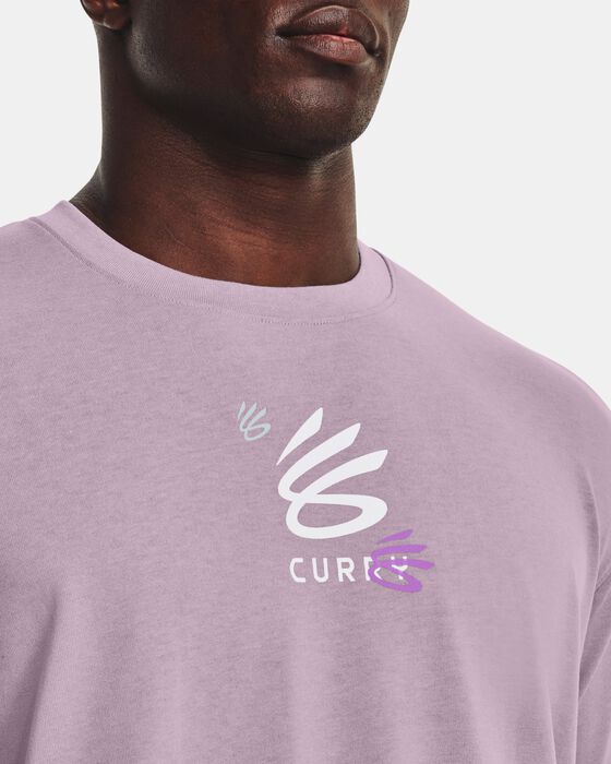 Men's Curry 3's Heavyweight Short Sleeve image number 3