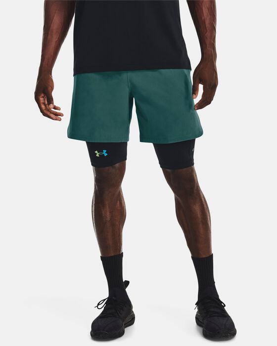 Men's UA Peak Woven Shorts image number 4