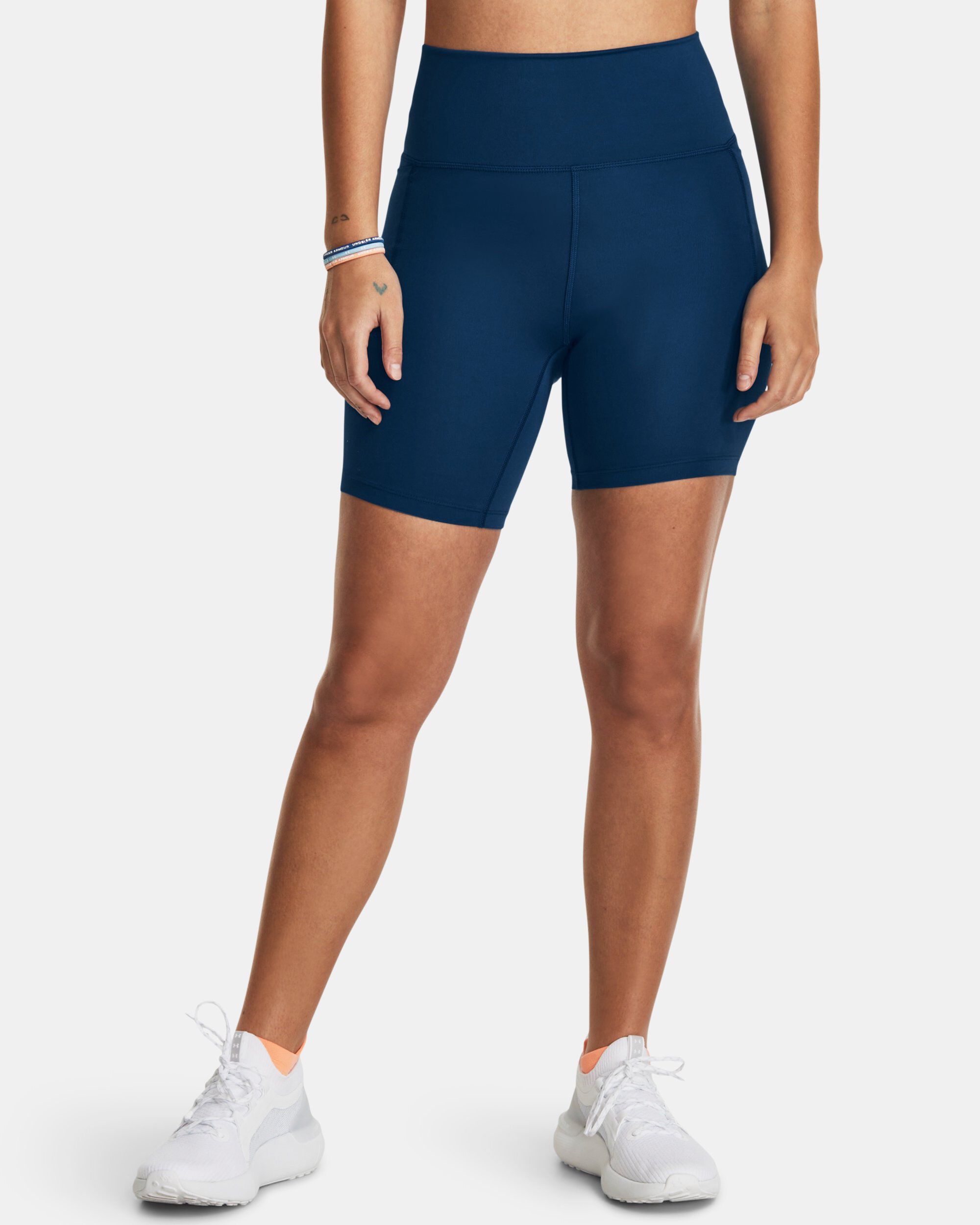 Navy blue bike shorts women's 2025