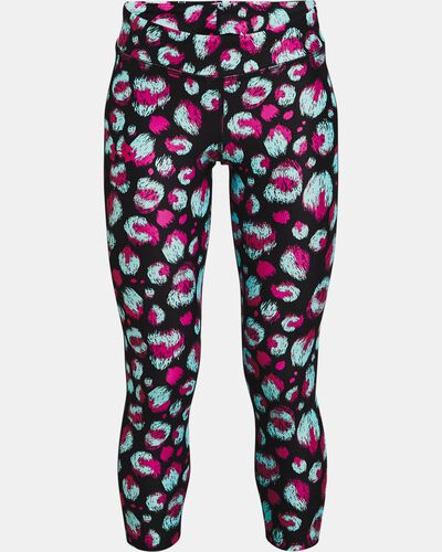 Girls' HeatGear® Armour Printed Ankle Crop
