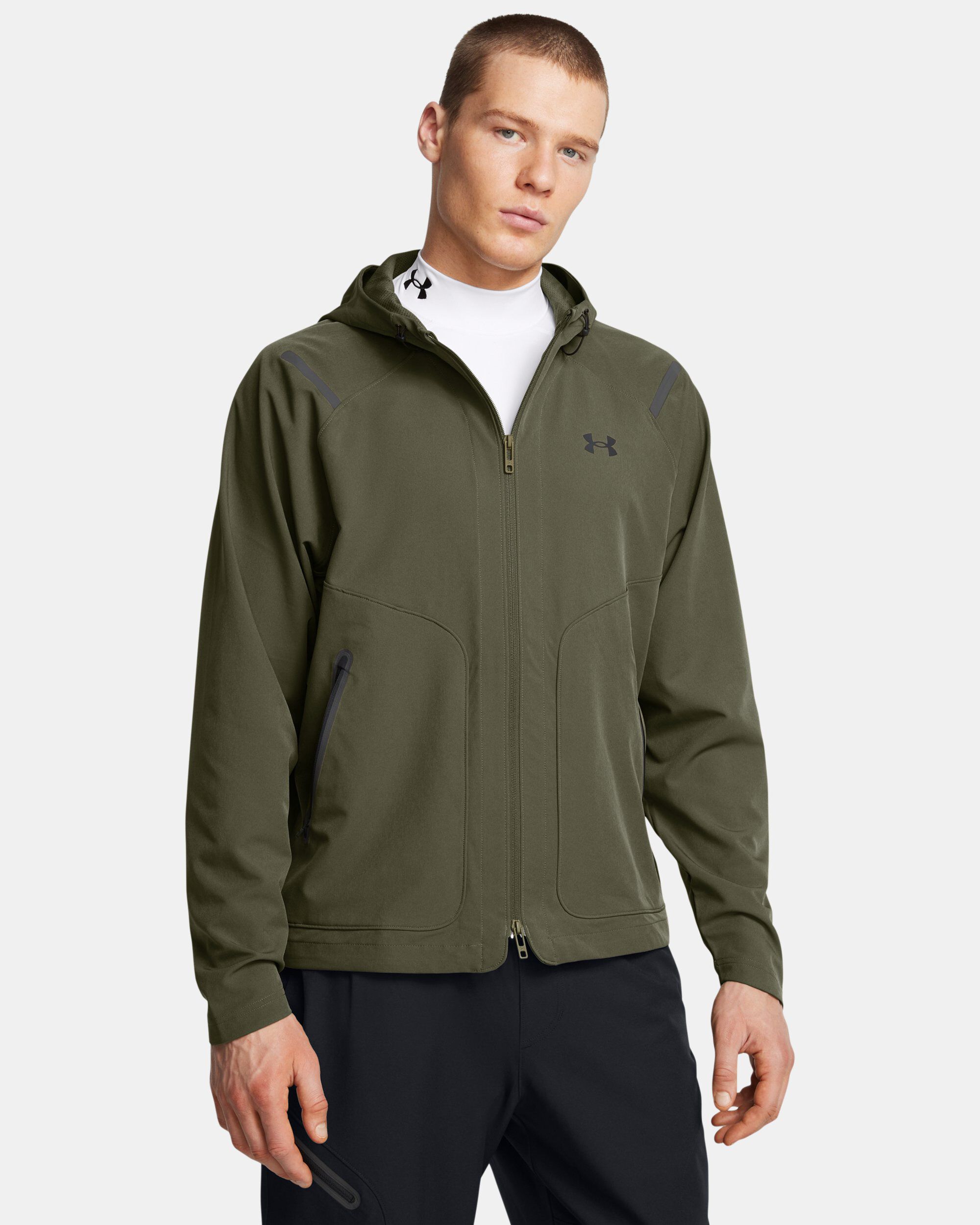 Buy Men's UA Unstoppable Left Chest Jacket Green in Dubai, UAE | Under  Armour