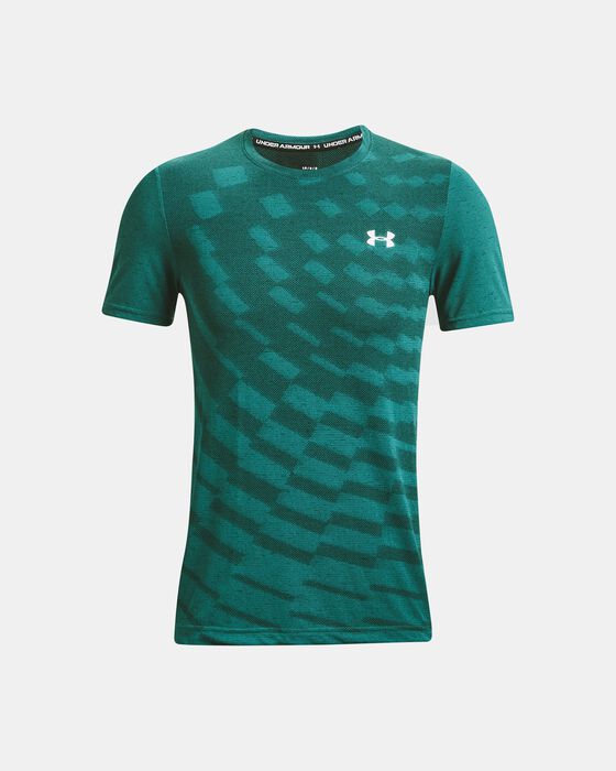 Men's UA Seamless Radial Short Sleeve image number 4