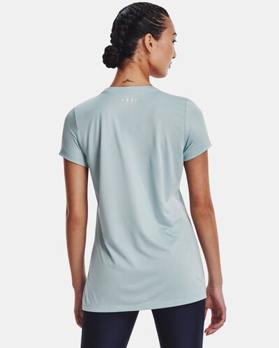 Women's UATech™ Solid Logo Arch Short Sleeve