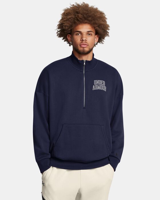 Men's UA Icon Heavyweight Terry Oversized ™½ Zip image number 0