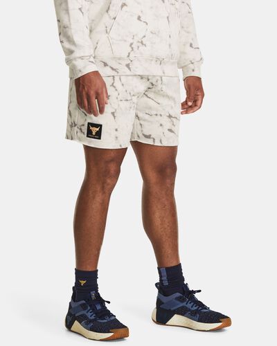 Men's Project Rock Rival Fleece Printed Shorts