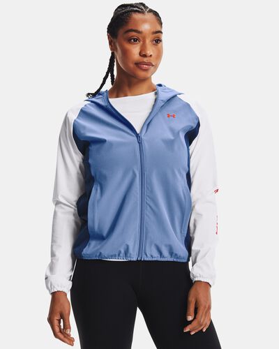 Women's UA Woven Colorblock Wordmark Jacket