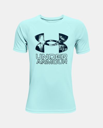 Boys' UA Tech™ Hybrid Print Fill Short Sleeve