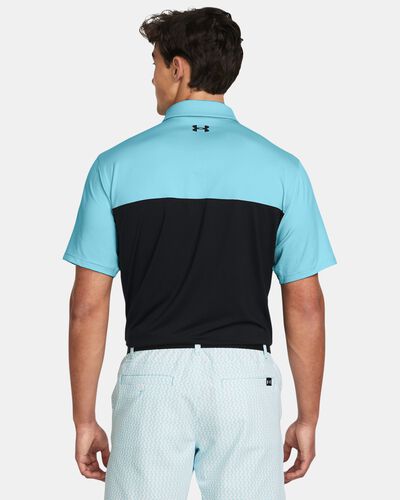 Men's UA Tee To Green Color Block Polo