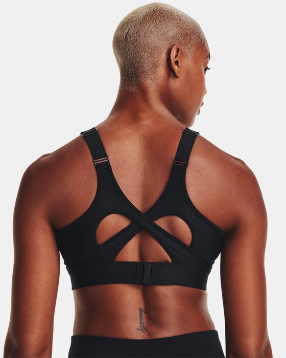 Women's UA Infinity High Crossover Sports Bra image number 5