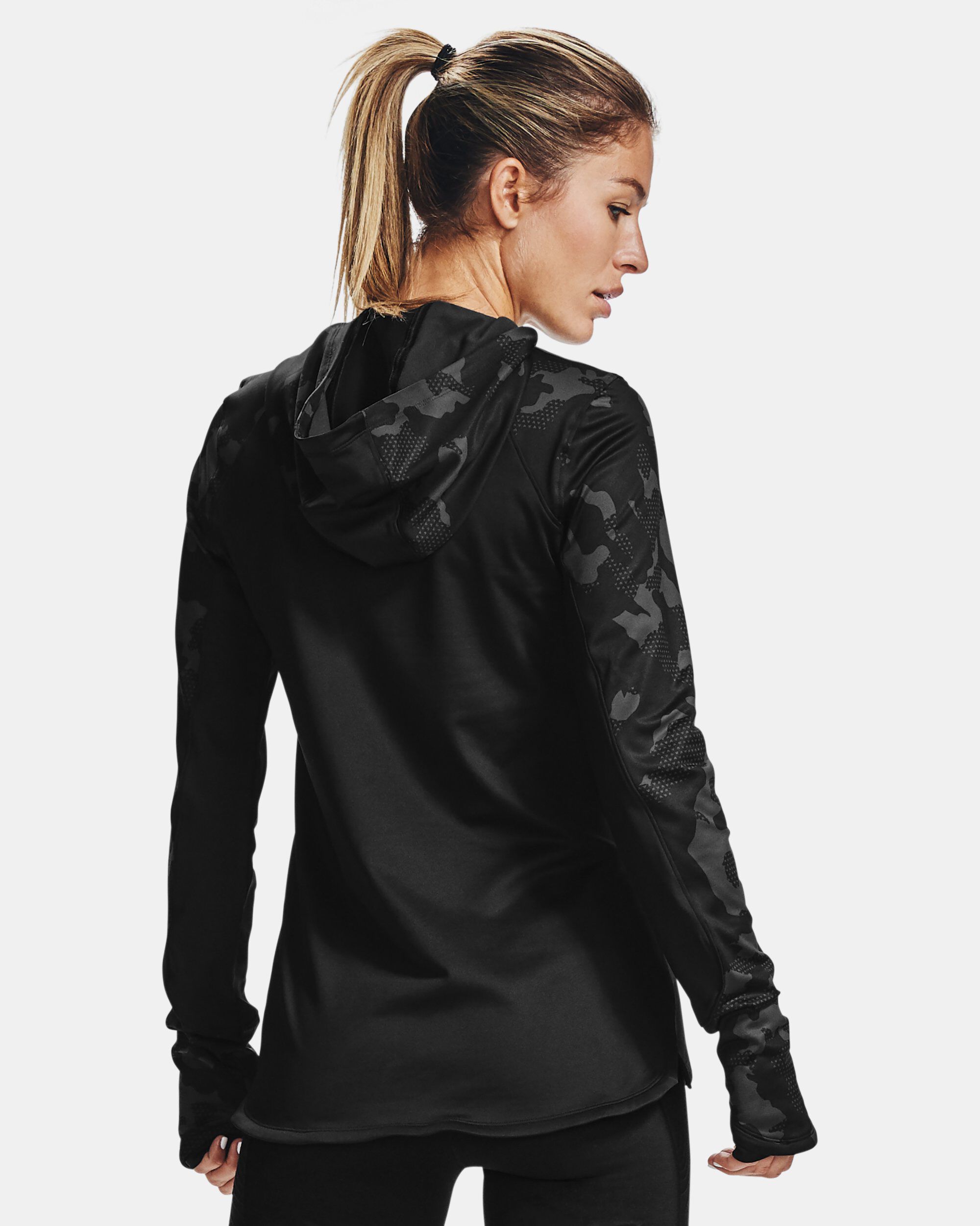 Camo under armour hoodie womens store