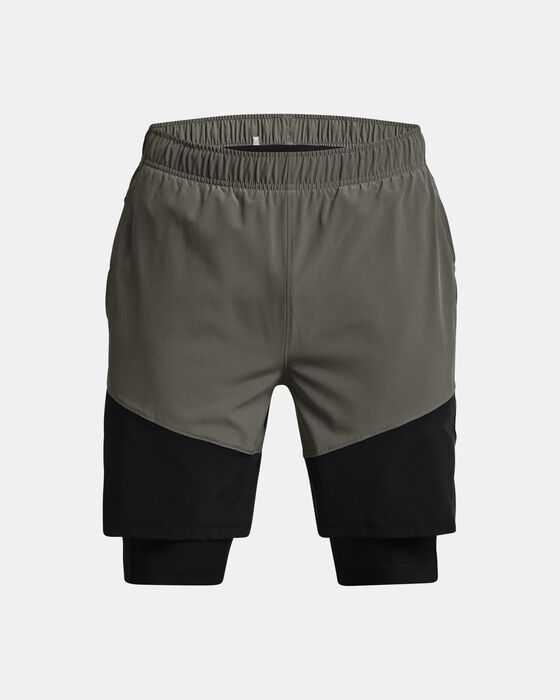 Men's UA Woven 2-in-1 Shorts image number 5